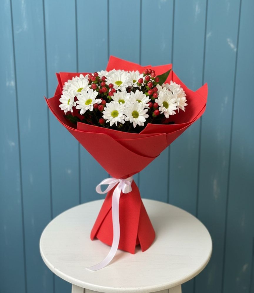 Букет цветов из: Хризантемы в Новоульяновске