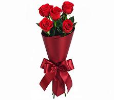 Букет 5 Красных роз Эдлесс Лав в Новоульяновске