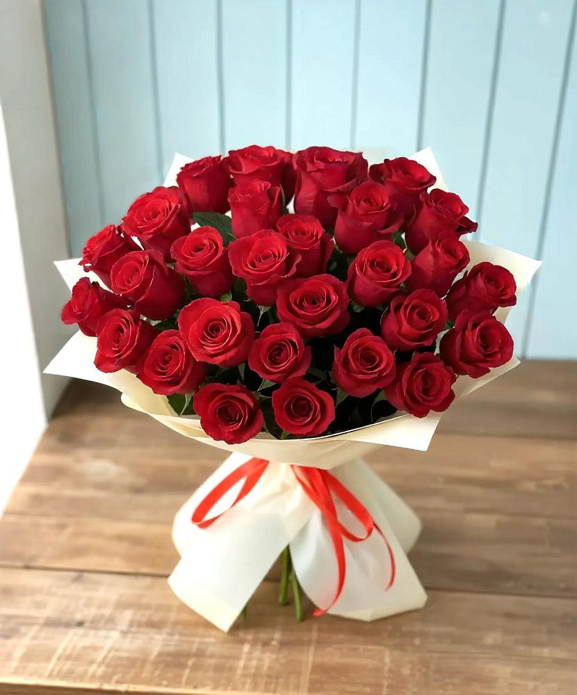 Букет 29 Красных роз в Новоульяновске