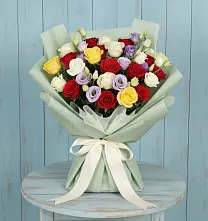 Букет цветов из:  Розы в Новоульяновске