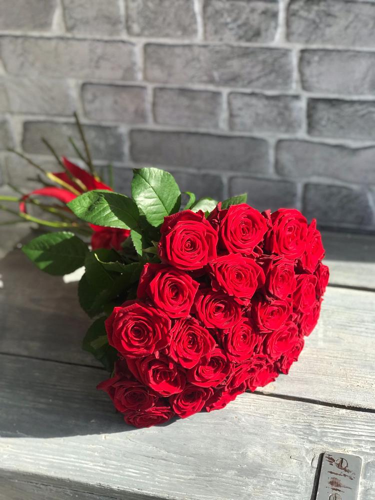 Букет Красные розы Фридом в Новоульяновске