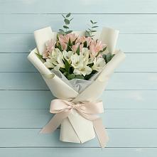 Букет цветов из:  Альстромерии в Новоульяновске