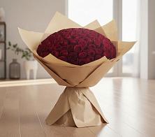 Букет 101 Красная роза в Новоульяновске