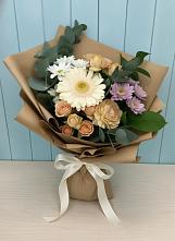 Букет цветов из:  Герберы и Хризантемы в Новоульяновске