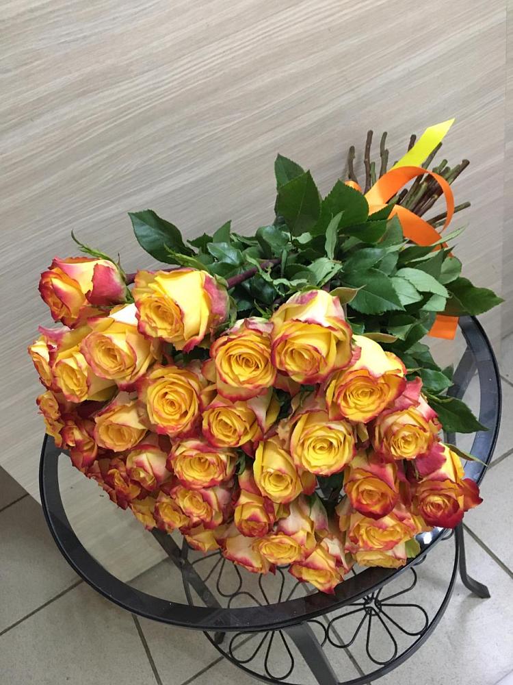 Букет Желтые розы в Новоульяновске