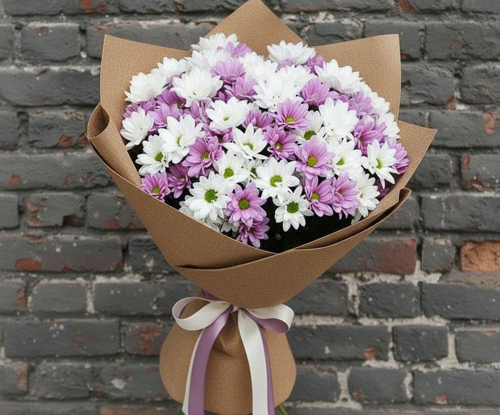Букет цветов из: Хризантемы в Новоульяновске