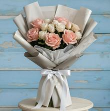 Букет цветов из:  Розы #REPLACE_PRED# Новоульяновске