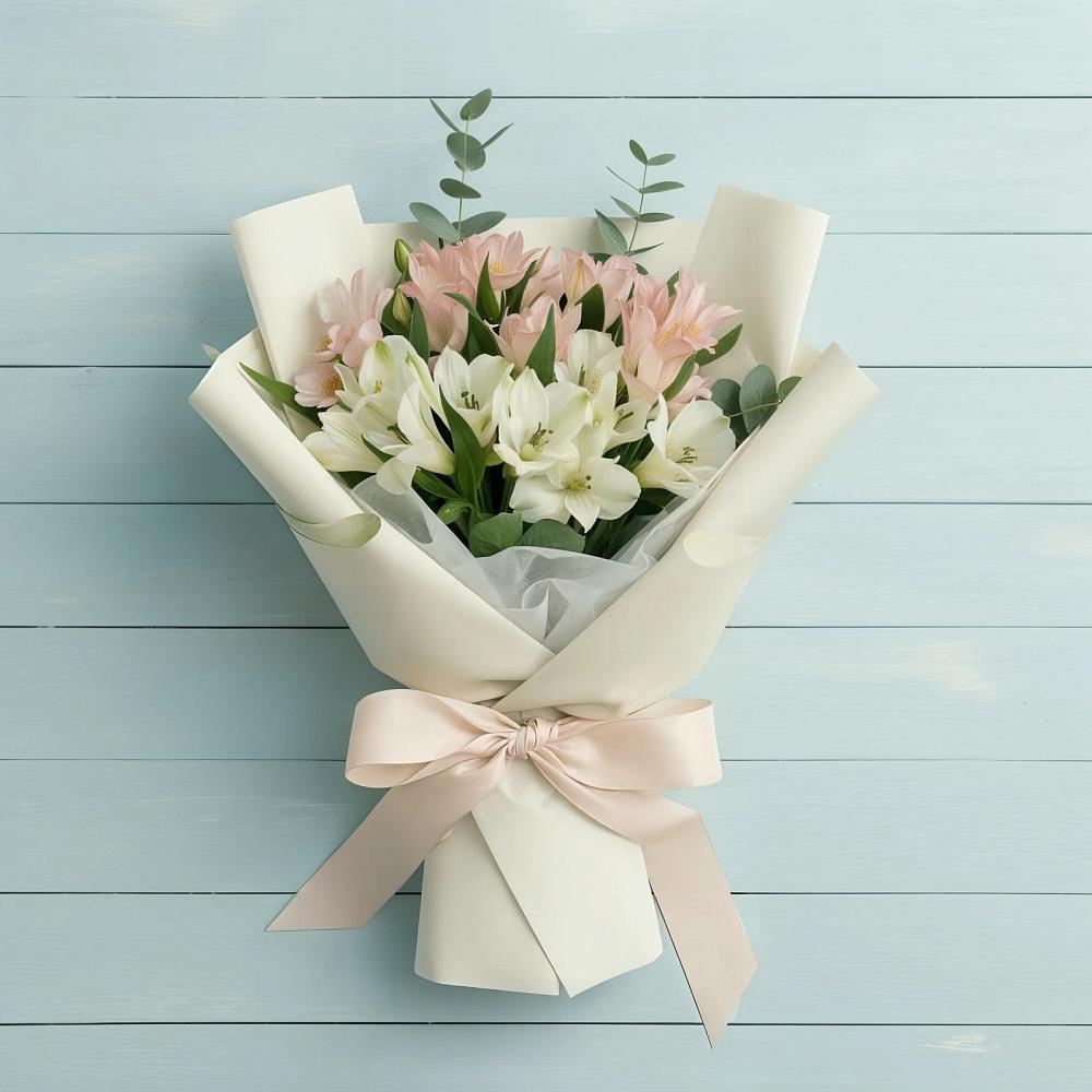 Букет цветов из: Альстромерии в Новоульяновске